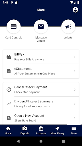 Citizens Federal Credit Union Screen 3