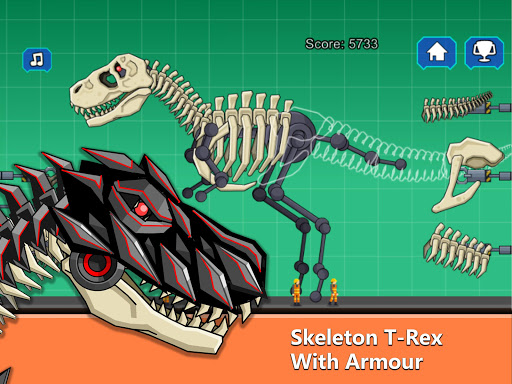 T-Rex Dinosaur Fossils Robot