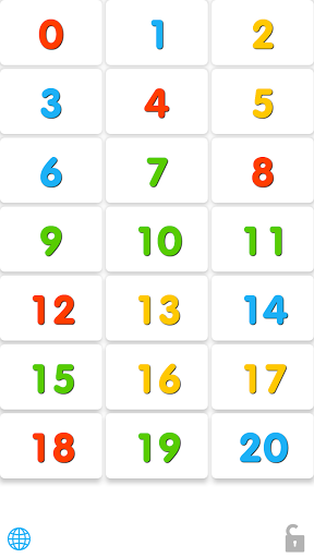 Android application Numbers screenshort