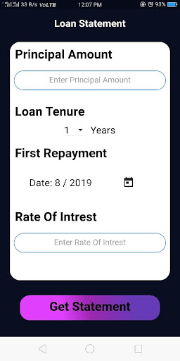 Loan Statement
