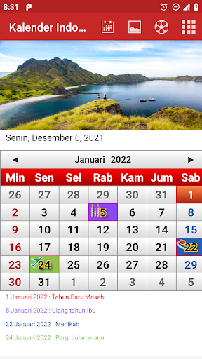 Kalender Indonesia 2.70 screenshots 1