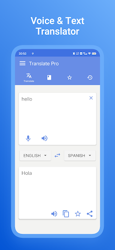 Screenshot of Translate Pro - Text & Voice