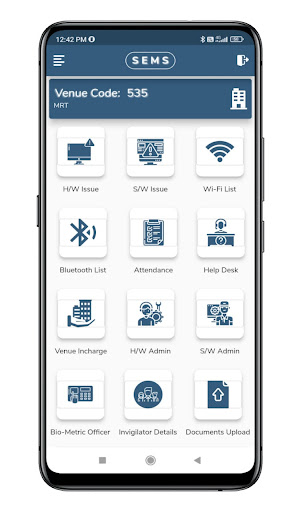 Satvat Exam App (SEMS) Screen 2