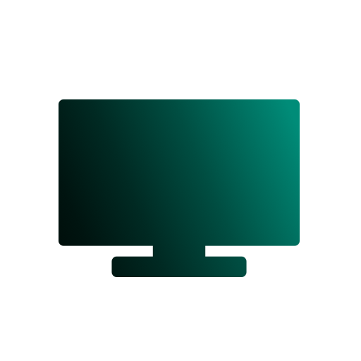 Pure TV. Powered by Netgem TV. logo