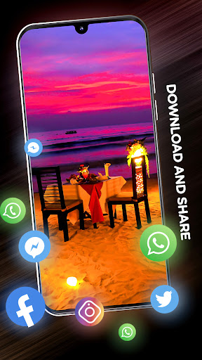 Romantic wallpapers in 4K Screen 3