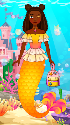 Mermaid Princess Dress Upのおすすめ画像3