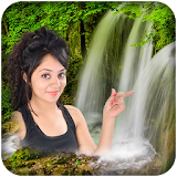 Waterfall Photo Frames Camera icon