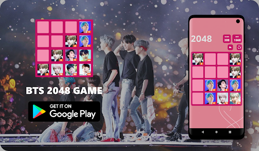 Android application BTS 2048 Game for ARMY screenshort