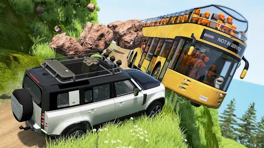 Bus Crash Car Simulation 3D