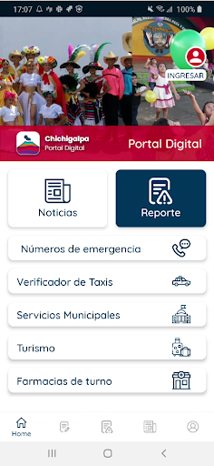 Android application Chichigalpa ciudadano screenshort