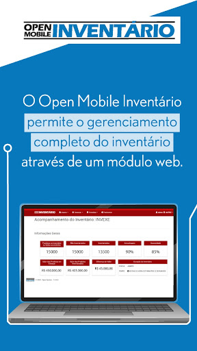 Android application Open Mobile Inventário screenshort