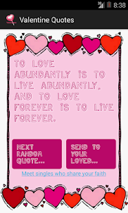 Valentine Quotes 2.0 APK screenshots 2