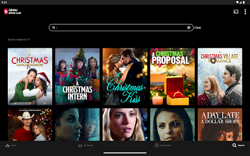 Screenshot of Lifetime Movie Club