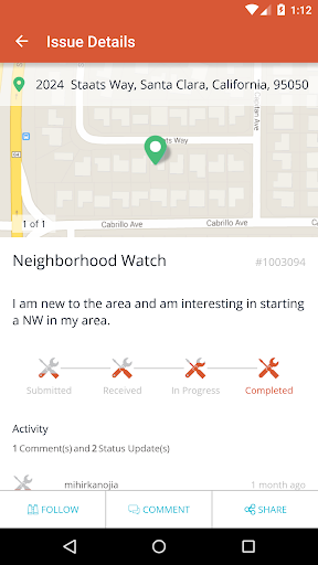 MySantaClara - Connect with us Screen 2