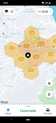 Android application Seven Táxi - Taxista screenshort
