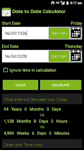 Date Calculator 3.0 APK screenshots 4