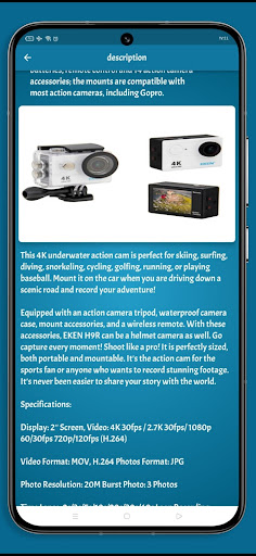 eken h9r action camera guide