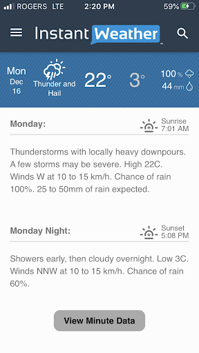 Instant Weather ™ Screen 2