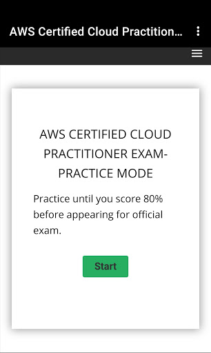 Cloud Practitioner Exam Prep Screen 2