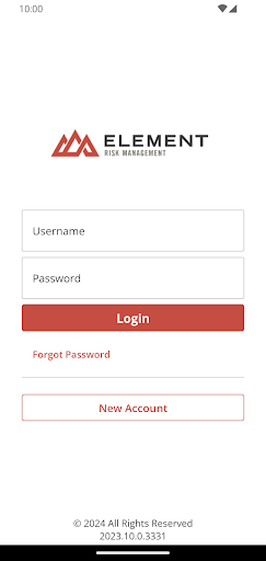Android application Element Risk Online screenshort