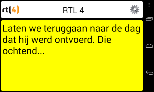 Android application Ondertitels screenshort