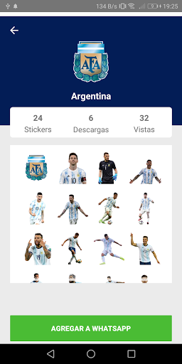 America Cup Stickers Screen 3