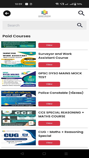 aadarsh live app Screen 2