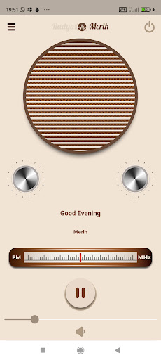 Android application Radyo Merih screenshort