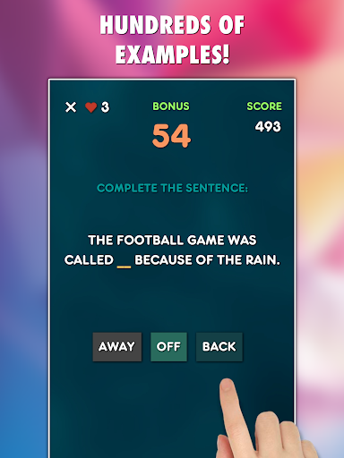 Phrasal Verbs Grammar Test PRO screenshot 7