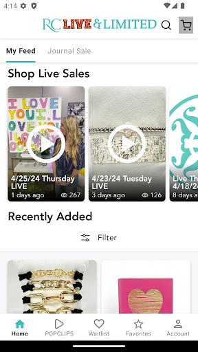 Android application Rustic Cuff Live screenshort