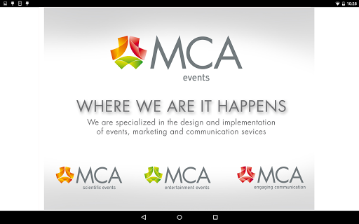 MCA EVENTS Screen 3
