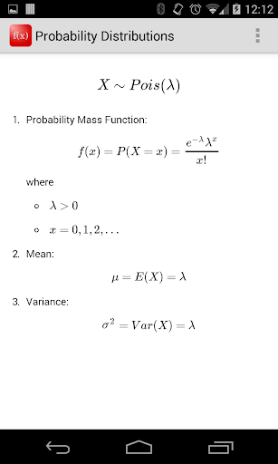 Probability Distributions Screen 3