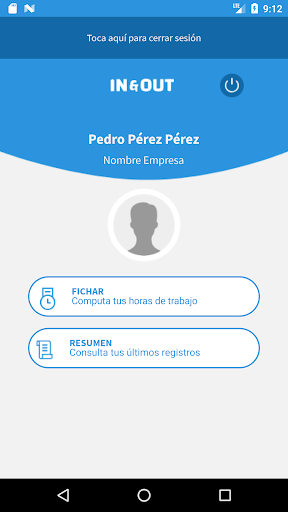 InOutApp Screen 3