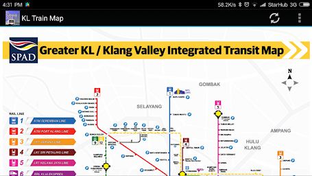 Kuala Lumpur (KL) MRT Map 2023