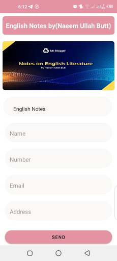 Android application Mr.Blogger (Naeem Ullah) screenshort