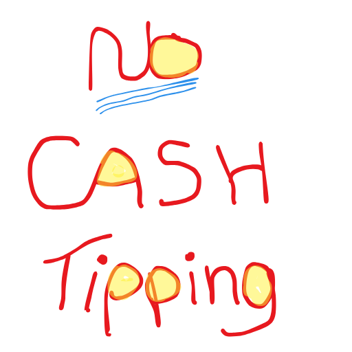 no cash tipper beta logo