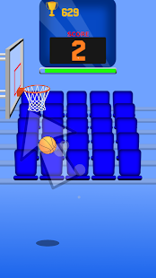 One Touch Dunk: Jeu de basket-ball d'arcade 2D screenshots apk mod 4