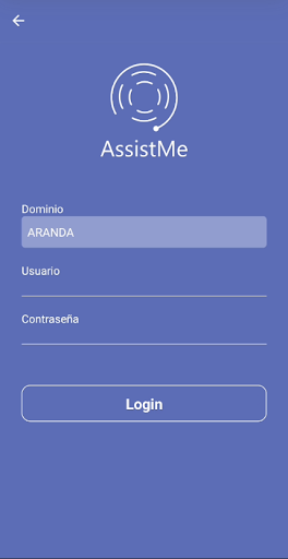 Android application Aranda AssistME screenshort