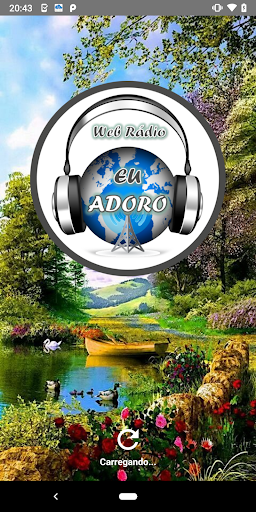 Android application Web Rádio Eu Adoro screenshort