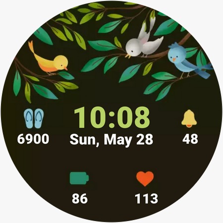 Android application Summer Birds Watch Animated screenshort