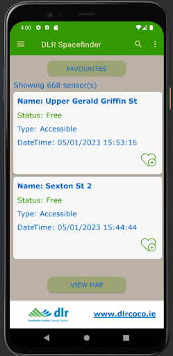 dlr Spacefinder Screen 2