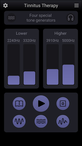 Screenshot of Tinnitus therapy