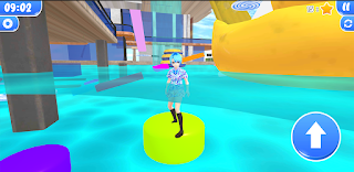 Swimming Pool Anime Parkour - Screenshot 2