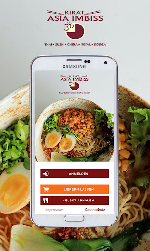 Android application Kirat Asia Imbiss screenshort