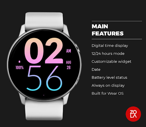 Summer Large Watch Face Screen 2