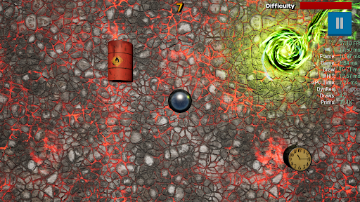 Ball and Time (gyroscope game) Screen 2