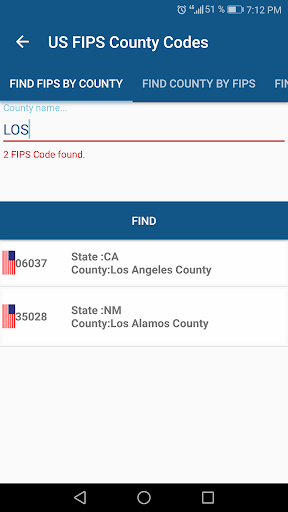 USA FIPS County Code Screen 2