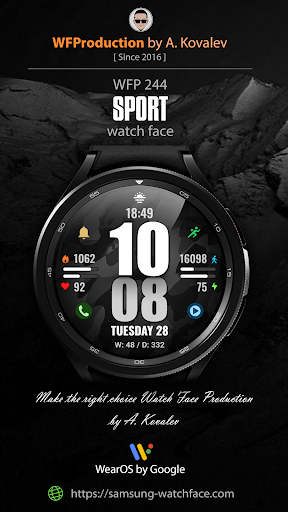Android application WFP 244 Digital sport watch screenshort