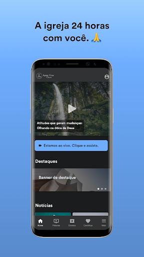 Android application Águas Vivas Church screenshort