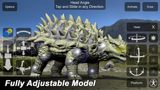 Android application Ankylosaurus Mannequin screenshort